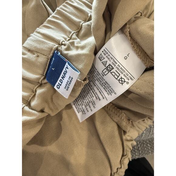 Old Navy Khaki Shorts Women's Large Pull On Drawstring 3" NWT - Picture 6 of 6